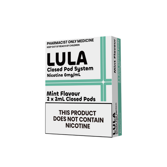 Lula Nicotine Free Vape Pod 2Pack 0mg/ml - No Prescription Required