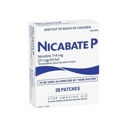 Nicabate P Patch Quit Smoking 21mg | 28 Patches