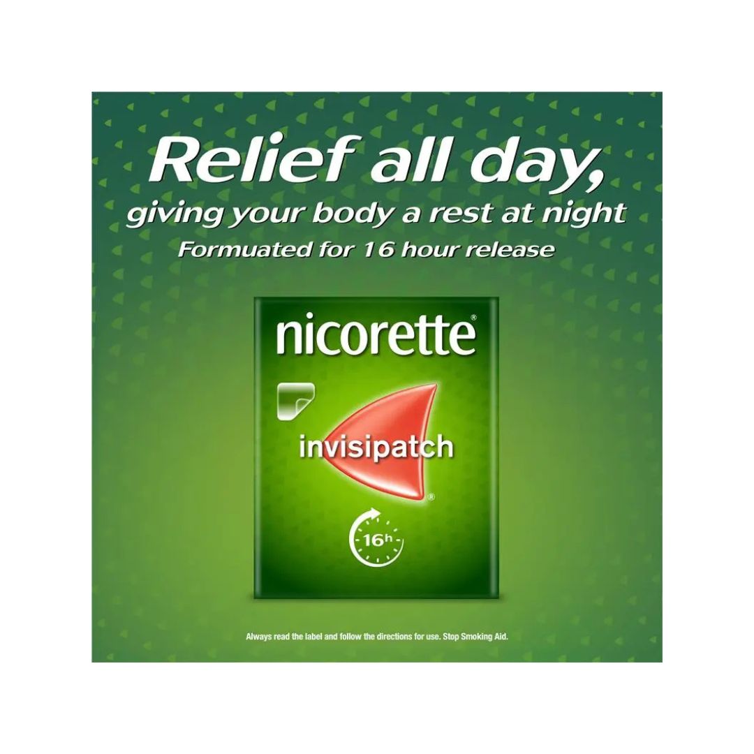 Nicorette Quit Smoking Nicotine 16 Hour Invisipatch Step 1 | 28 Pack