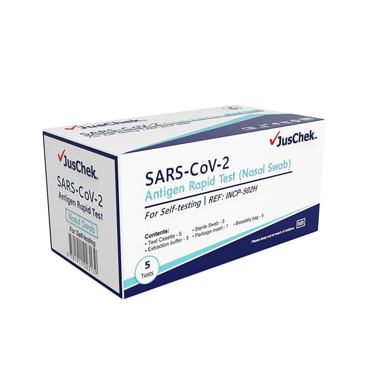 JusChek SARS-COV-2 Antigen Rapid Test (nasal swab) Covid